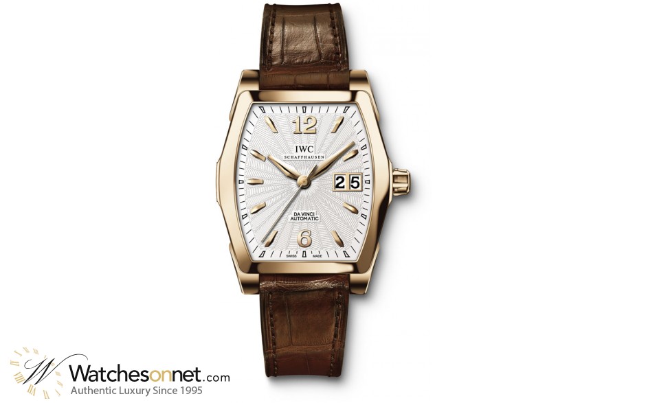 IWC Da Vinci  Automatic Men's Watch, 18K Yellow Gold, Off White Dial, IW452311