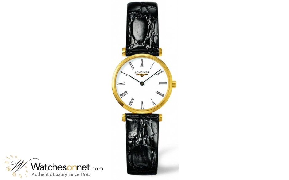 Longines La Grande Classique  Quartz Women's Watch, Gold Tone, White Dial, L4.209.2.11.2