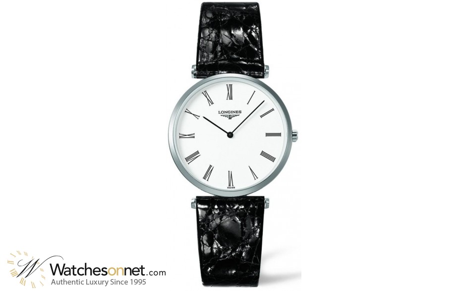 Longines La Grande Classique  Quartz Men's Watch, Stainless Steel, White Dial, L4.709.4.11.2