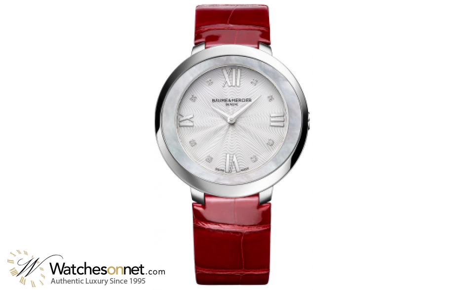Baume & Mercier Promesse  Quartz Women's Watch, Stainless Steel, Silver Dial, MOA10262