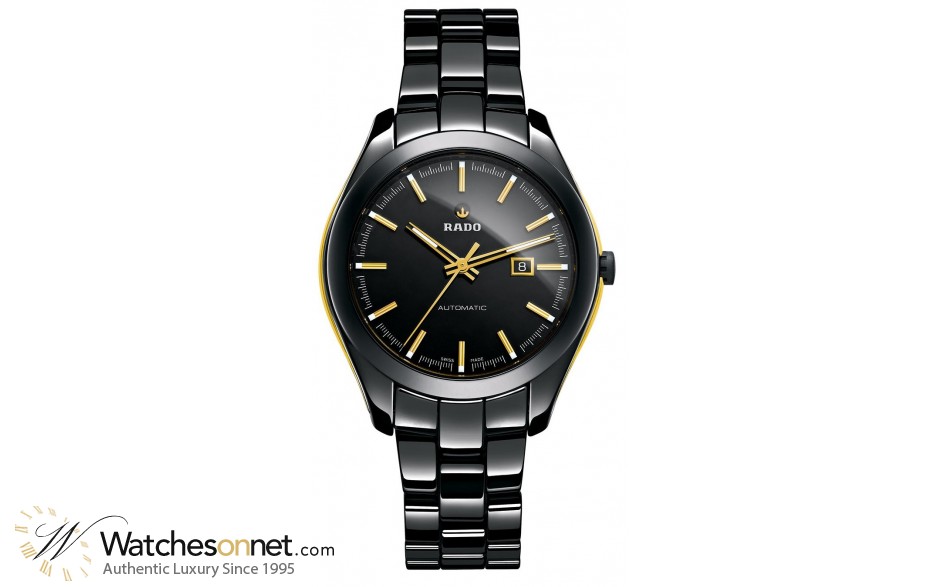 Rado Hyperchrome  Automatic Women's Watch, Ceramic, Black Dial, R32287152
