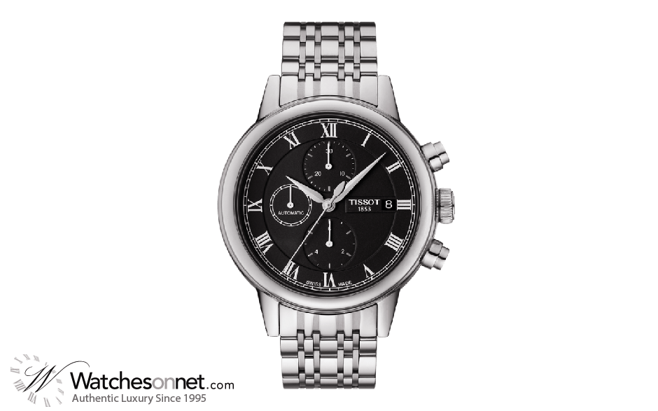 Tissot T-Classic  Automatic Men's Watch, Stainless Steel, Black Dial, T085.427.11.053.00