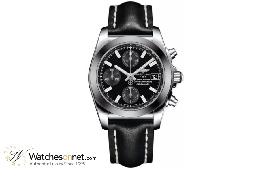 Breitling Galactic 41  Automatic Men's Watch, Stainless Steel, Black Dial, W1331012.BD92.428X