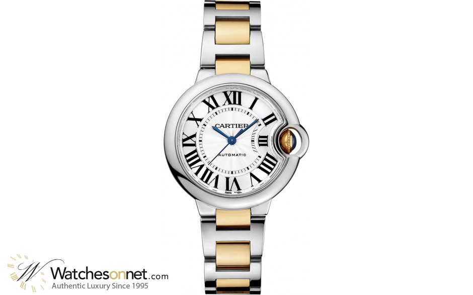 Cartier Ballon Bleu  Automatic Women's Watch, Stainless Steel, Silver Dial, W2BB0002