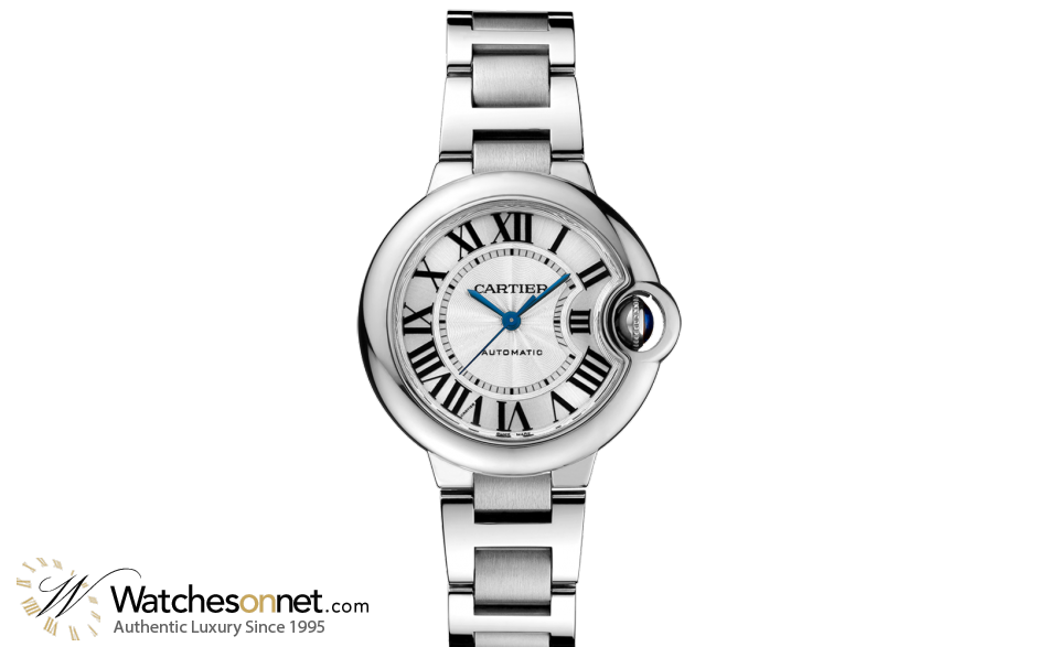 Cartier Ballon Bleu  Automatic Women's Watch, Stainless Steel, Silver Dial, W6920071