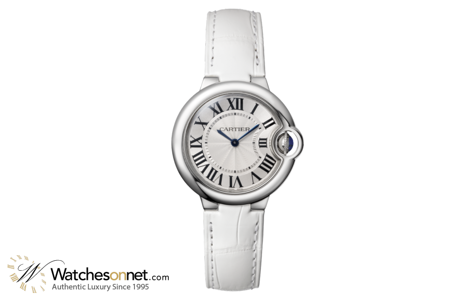 Cartier Ballon Bleu  Quartz Women's Watch, Stainless Steel, Silver Dial, W6920086