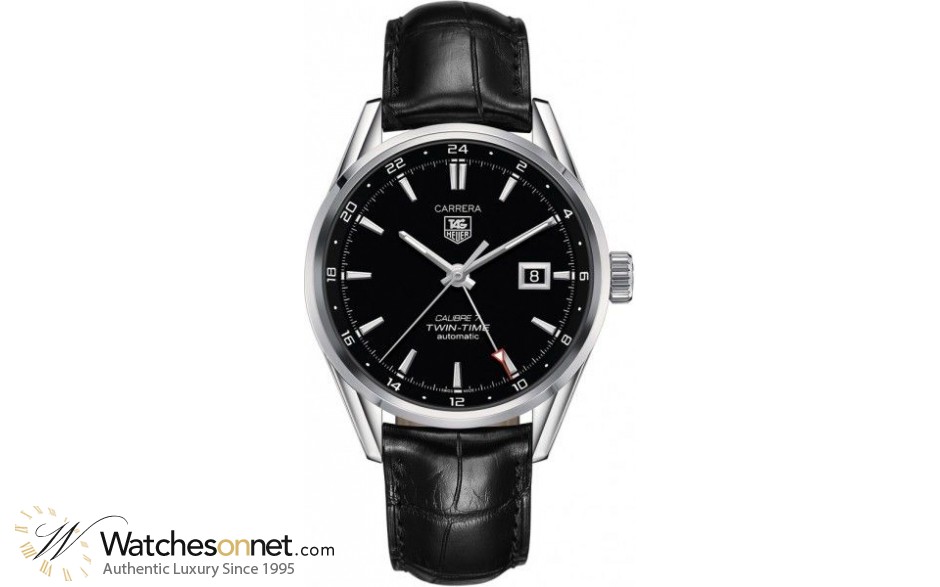 Tag Heuer Carrera  Automatic Men's Watch, Stainless Steel, Black Dial, WAR2010.FC6266