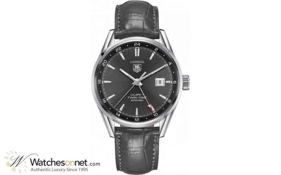 Tag Heuer Carrera  Automatic Men's Watch, Stainless Steel, Grey Dial, WAR2012.FC6326