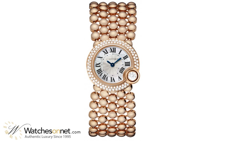Cartier Ballon Blanc  Quartz Women's Watch, 18K Rose Gold, Mother Of Pearl Dial, WE902057