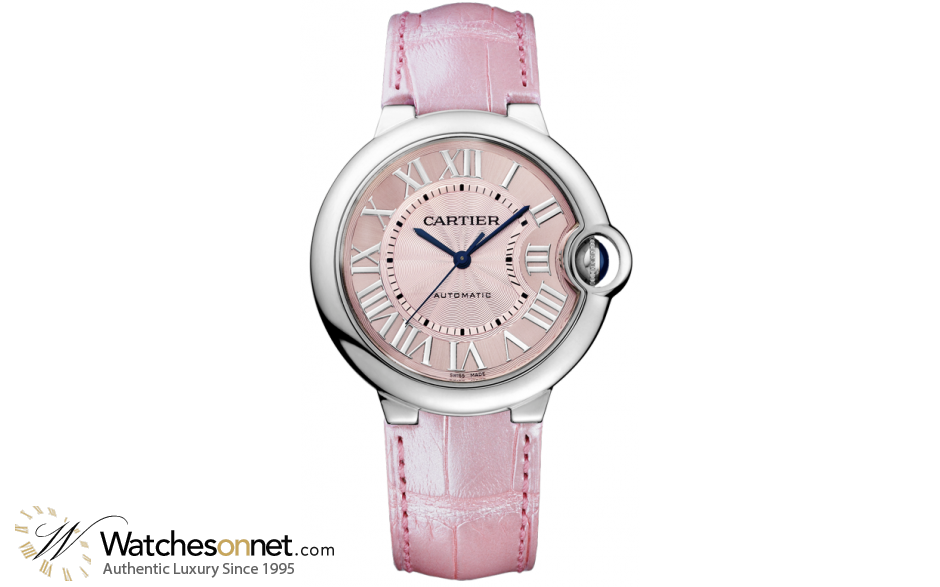 Cartier Ballon Bleu  Automatic Women's Watch, Stainless Steel, Silver Dial, WSBB0007