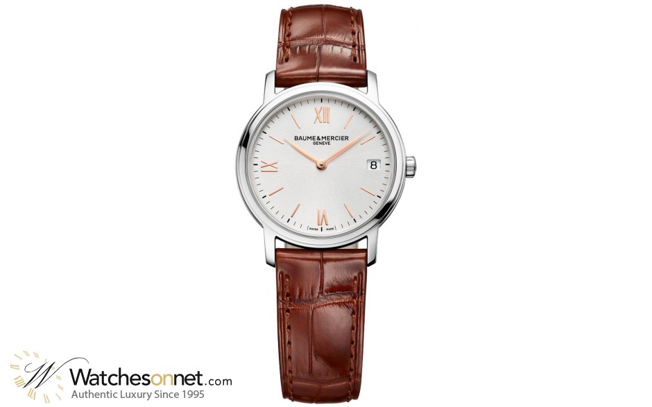 Baume & Mercier Classima  Quartz Men's Watch, Stainless Steel, Silver Dial, MOA10147