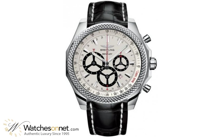 Breitling Bentley Barnato  Chronograph Automatic Men's Watch, Stainless Steel, Silver Dial, A2536621.G732.761P