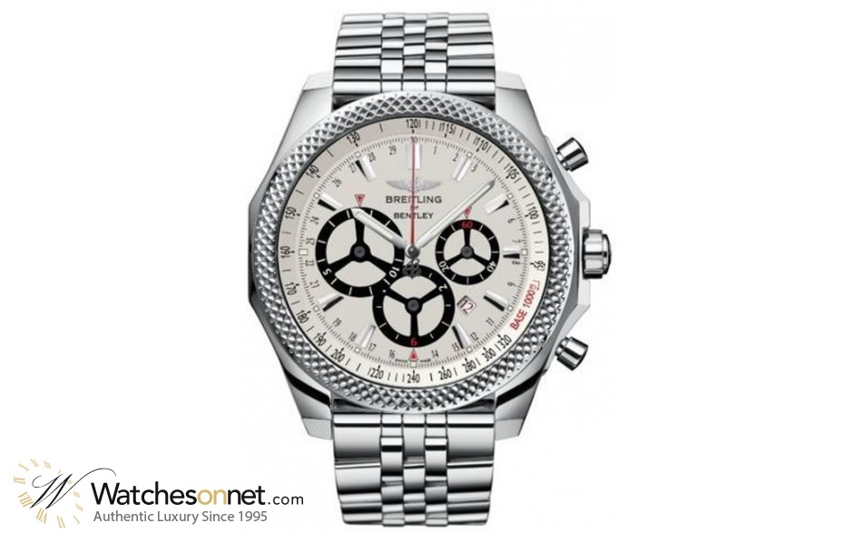 Breitling Bentley Barnato  Chronograph Automatic Men's Watch, Stainless Steel, Silver Dial, A2536621.G732.990A
