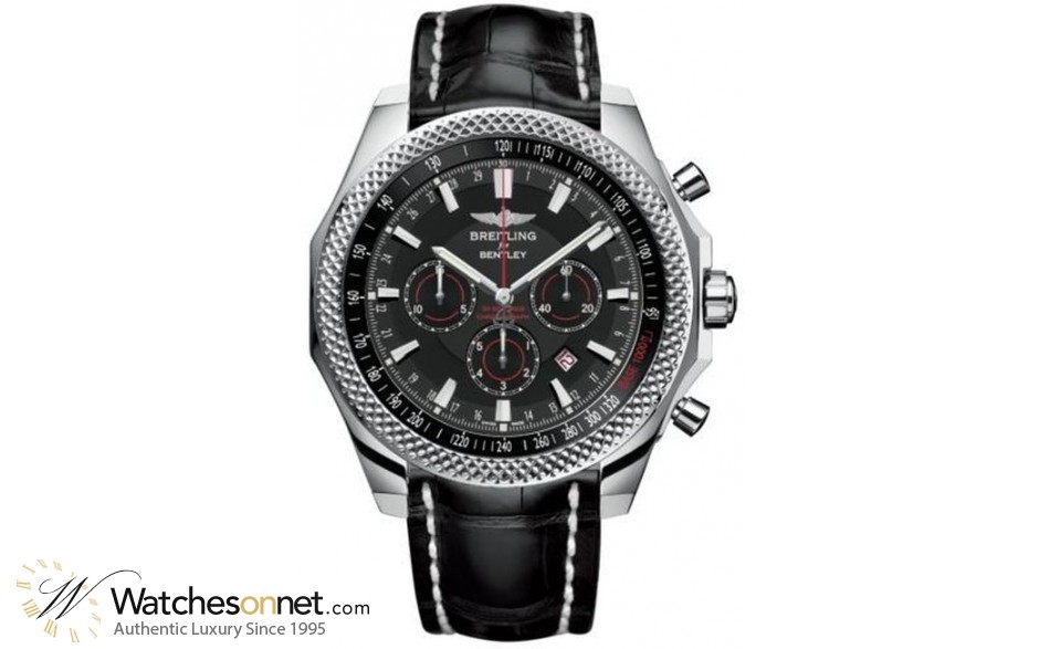 Breitling Bentley Barnato  Chronograph Automatic Men's Watch, Stainless Steel, Black Dial, A2536824.BB11.761P