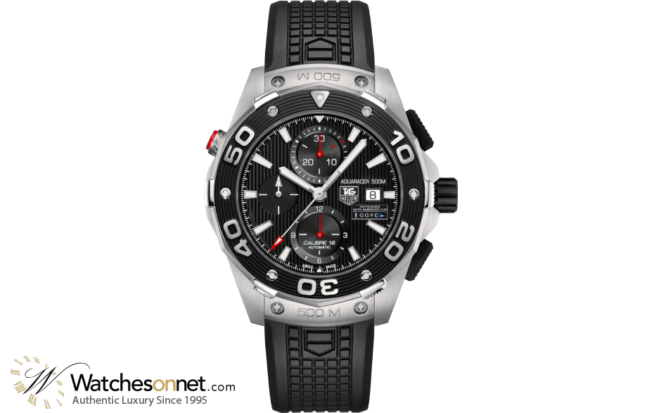 Tag Heuer Aquaracer 500M Limited Edition  Automatic Men's Watch, Stainless Steel, Black Dial, CAJ2112.FT6036
