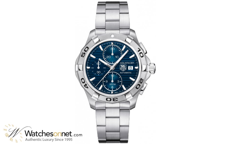 Tag Heuer Aquaracer  Chronograph Automatic Men's Watch, Stainless Steel, Blue Dial, CAP2112.BA0833