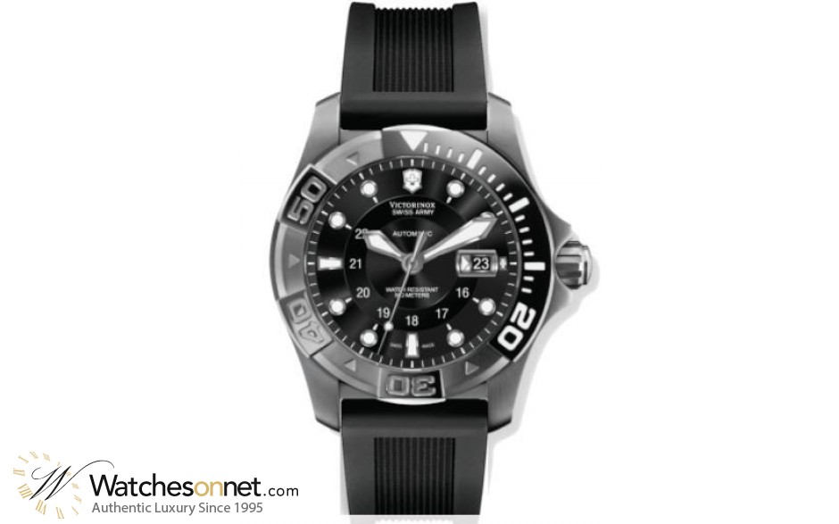 Victorinox Swiss Army Dive Master  Quartz Men's Watch, PVD, Black Dial, 241421