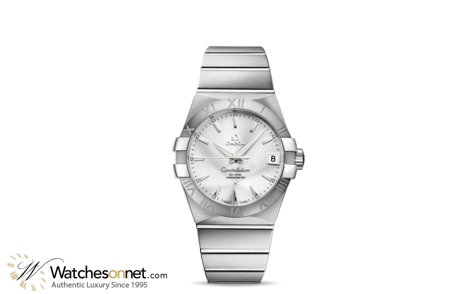 Omega Constellation  Automatic Men's Watch, Stainless Steel, Silver Dial, 123.10.38.21.02.001