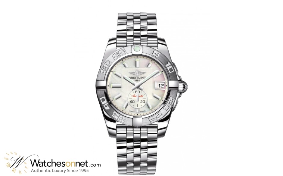Breitling Galactic 36  Automatic Women's Watch, Stainless Steel, Silver Dial, A3733012.A716.376A