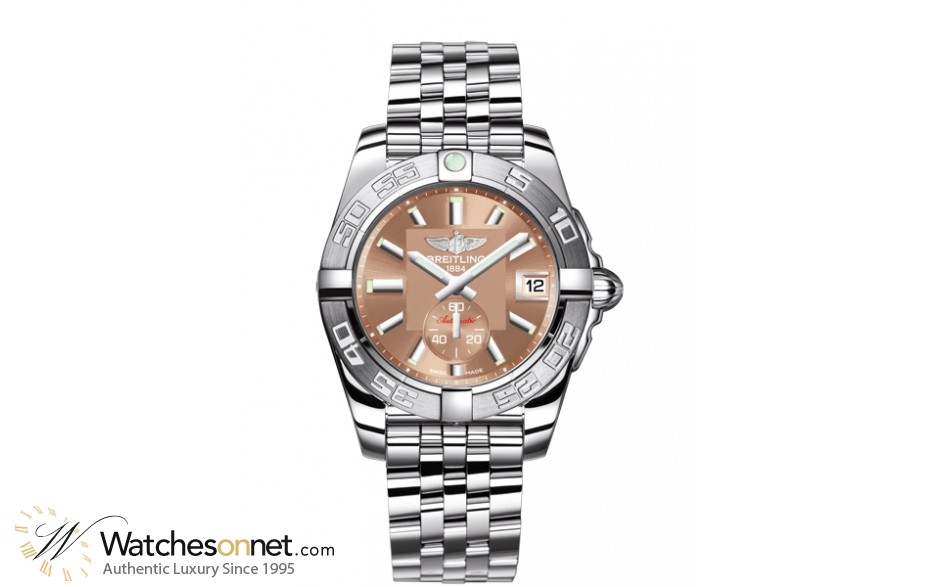Breitling Galactic 36  Automatic Women's Watch, Stainless Steel, Brown Dial, A3733012.Q582.376A