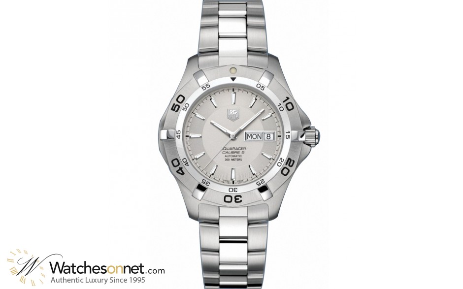 Tag Heuer Aquaracer  Automatic Men's Watch, Stainless Steel, Silver Dial, WAF2011.BA0818