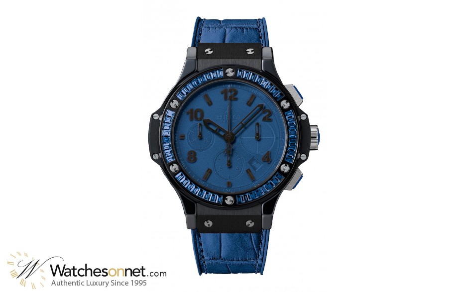 Hublot Big Bang Black Magic  Chronograph Automatic Unisex Watch, Ceramic, Blue Dial, 341.CL.5190.LR.1901