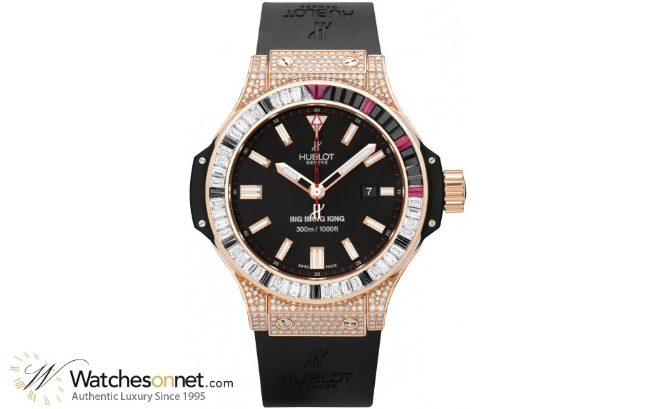 Hublot Big Bang King Power  Automatic Certified Men's Watch, 18K Rose Gold, Black Dial, 322.PX.1023.RX.0924