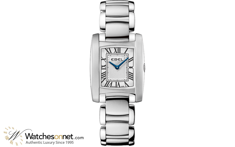 Ebel Brasilia Mini  Quartz Women's Watch, Stainless Steel, Silver Dial, 1216033