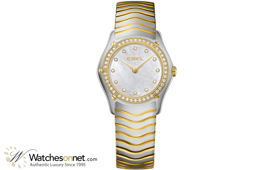 Ebel Classic Lady  Quartz Women's Watch, 18K Yellow Gold, Mother Of Pearl Dial, 1215271