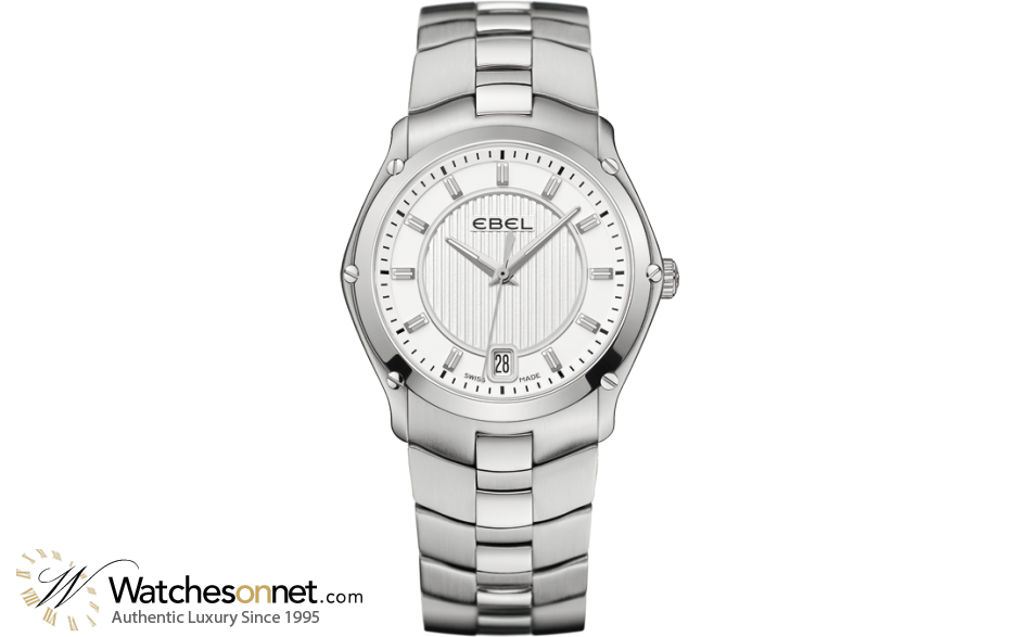 Ebel Classic Sport  Quartz Women's Watch, Stainless Steel, Silver Dial, 1216017