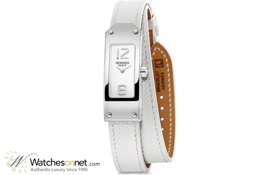 Hermes Kelly  Quartz Women's Watch, Stainless Steel, White Dial, 025323WW00