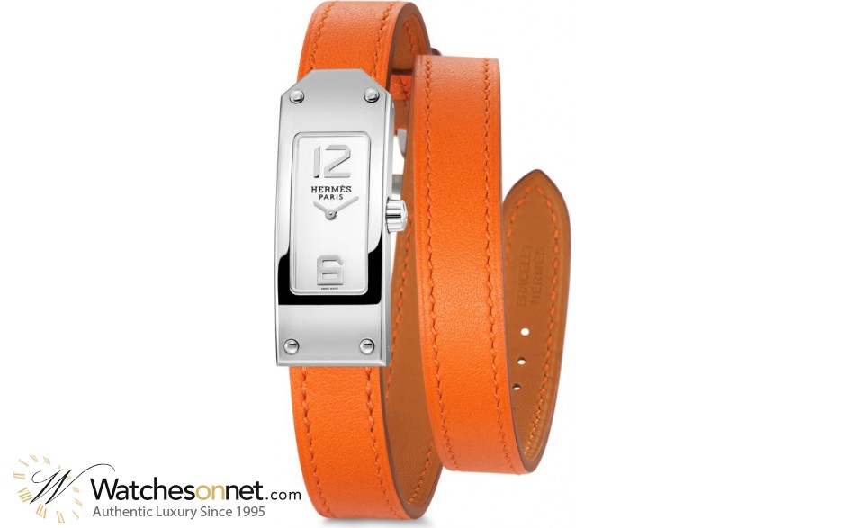 Hermes Kelly  Quartz Women's Watch, Stainless Steel, White Dial, 025753WW00