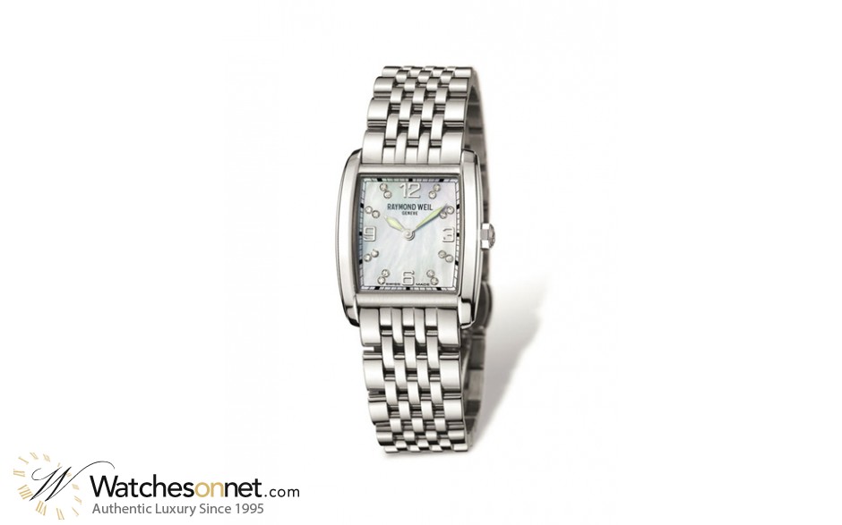 Raymond Weil Don Giovanni Cosi Grande  Quartz Women's Watch, Stainless Steel, White Dial, 5976-ST-05927