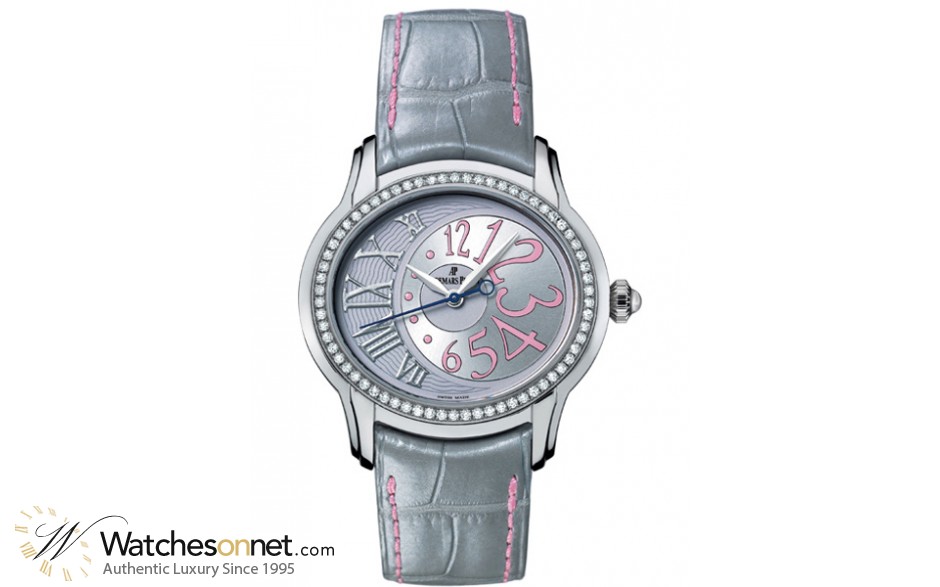 Audemars Piguet Millenary  Automatic Women's Watch, Stainless Steel, Silver Dial, 77301ST.ZZ.D009CR.01