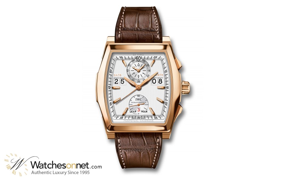 IWC Da Vinci  Automatic Men's Watch, 18K Rose Gold, Silver Dial, IW376107