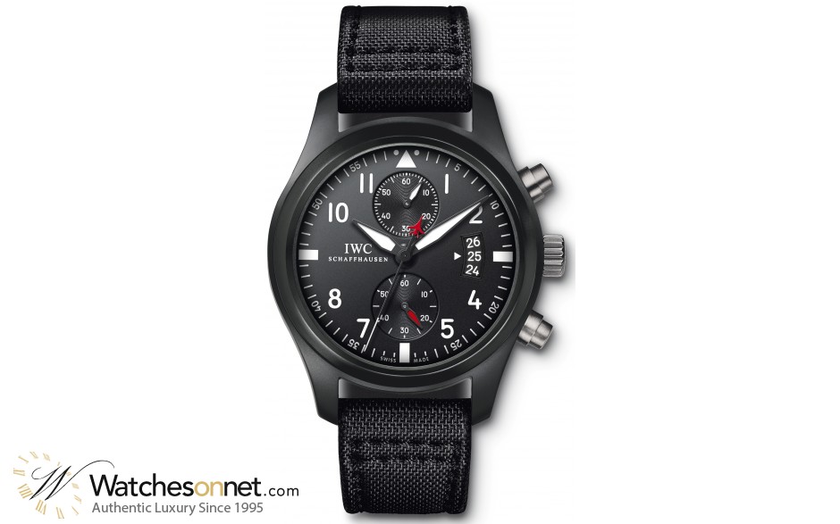 IWC Pilots  Automatic Men's Watch, Ceramic, Black Dial, IW388001