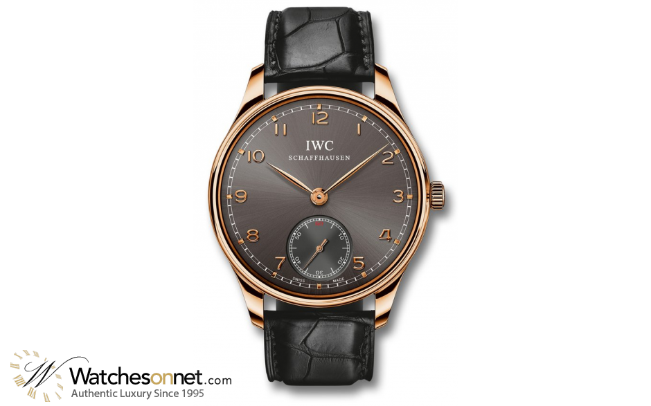 IWC Portuguese  Automatic Men's Watch, 18K Rose Gold, Grey Dial, IW545406