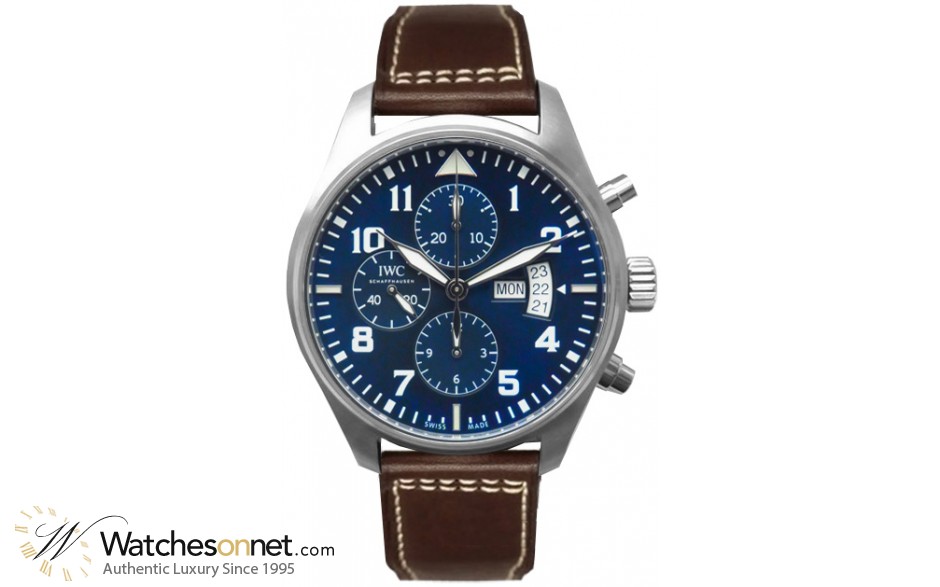 IWC Pilots  Automatic Men's Watch, Stainless Steel, Blue Dial, IW377706