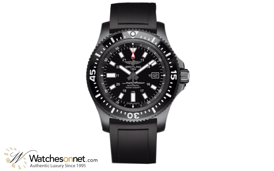 Breitling Superocean 44 Special  Automatic Men's Watch, Black Steel, Black Dial, M1739313.BE92.134S