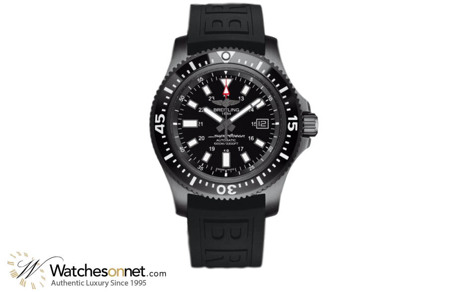 Breitling Superocean 44 Special  Automatic Men's Watch, Black Steel, Black Dial, M1739313.BE92.153S