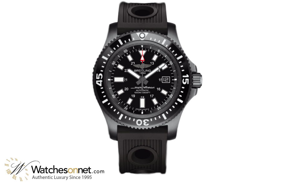 Breitling Superocean 44 Special  Automatic Men's Watch, Black Steel, Black Dial, M1739313.BE92.200S