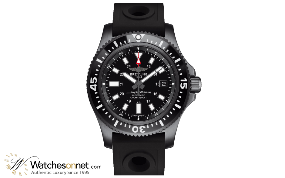 Breitling Superocean 44 Special  Automatic Men's Watch, Black Steel, Black Dial, M1739313.BE92.227S