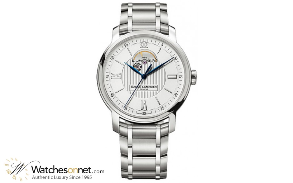 Baume & Mercier Classima  Automatic Men's Watch, Stainless Steel, Silver Dial, MOA08833
