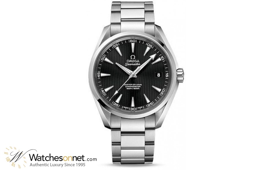 Omega Aqua Terra  Automatic Men's Watch, Stainless Steel, Black Dial, 231.10.42.21.01.003