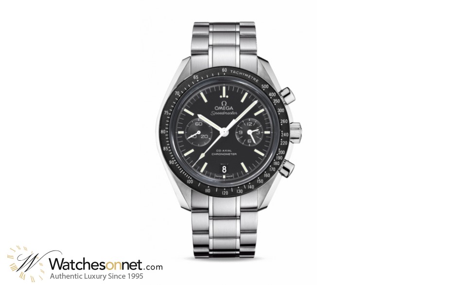 Omega Speedmaster Moon Watch  Chronograph Automatic Men's Watch, Stainless Steel, Black Dial, 311.30.44.51.01.002
