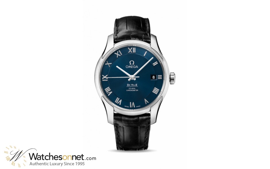 Omega De Ville  Automatic Men's Watch, Stainless Steel, Blue Dial, 431.13.41.21.03.001