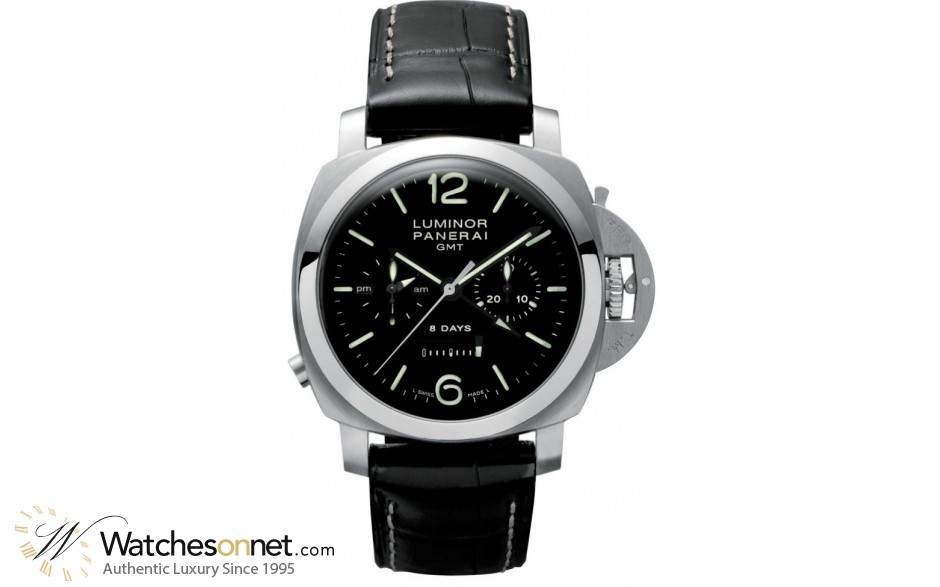 Panerai Luminor 1950 Limited Edition  Chronograph Mechanical Men's Watch, Stainless Steel, Black Dial, PAM00275