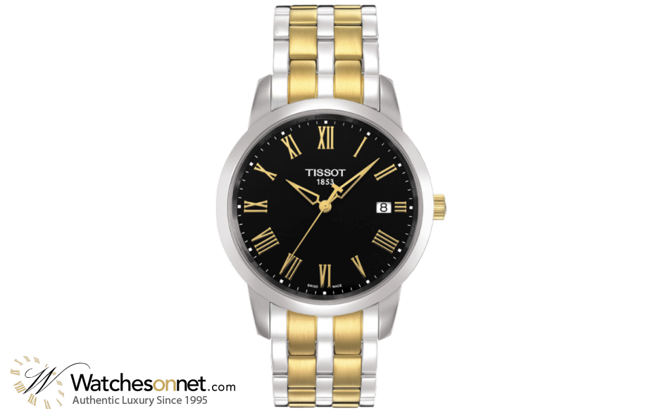 Tissot Classic Dream  Quartz Men's Watch, Stainless Steel, Black Dial, T033.410.22.053.01