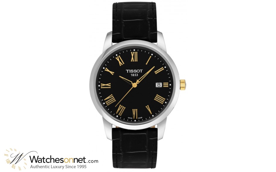 Tissot Classic Dream  Quartz Men's Watch, Stainless Steel, Black Dial, T033.410.26.053.01