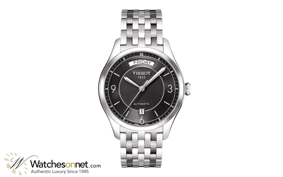 Tissot T-One  Automatic Men's Watch, Stainless Steel, Black Dial, T038.430.11.057.00